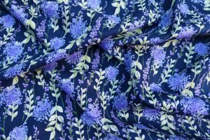 wisteria cotton poplin fabric