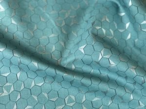 Robert Kaufman shimmer on teal