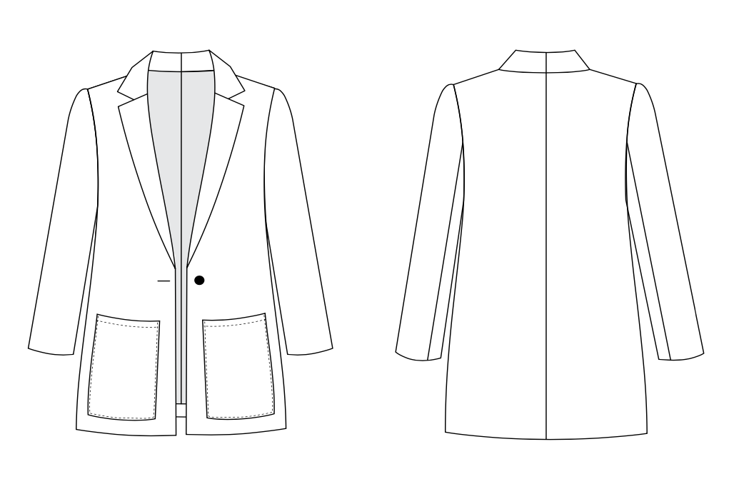 The Heather Blazer - Friday Pattern Co. - Sewisfaction